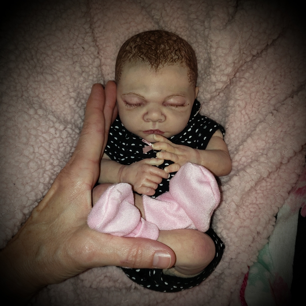 Reborn doll realistic preemie baby girl